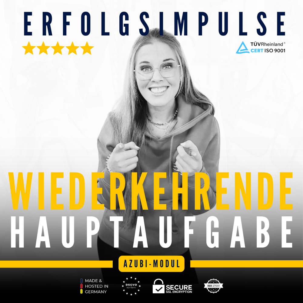 Wiederkehrende Hauptaufgabe für Azubis