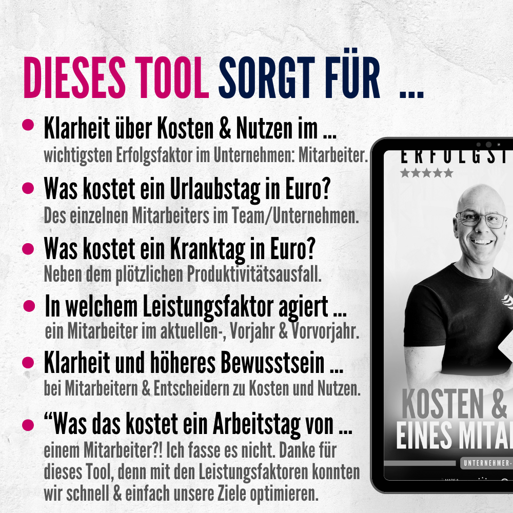 Kosten & Nutzen eines Mitarbeiters