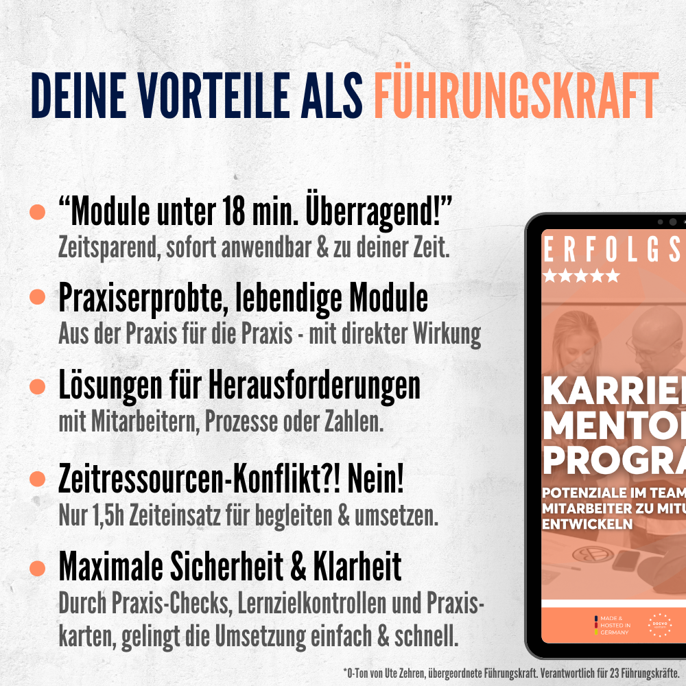 Karriere-Mentoring-Programm® | Mitunternehmer entwickeln
