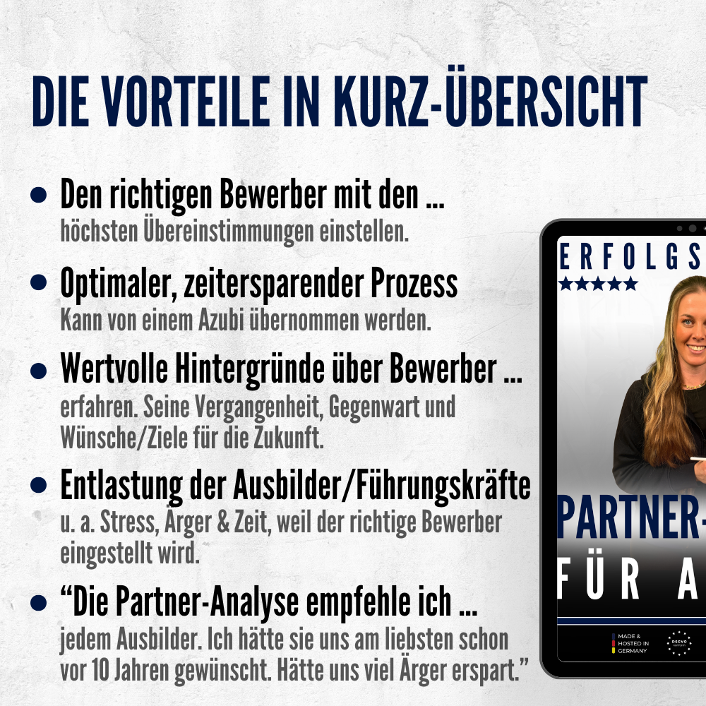 Partner-Analyse für Azubis