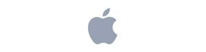 Graues Apple Logo, Partnerreferenz der Erfolgsimpulse GmbH.