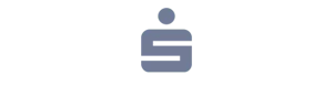 Graues Logo der Sparkasse, Partnerreferenz der Erfolgsimpulse GmbH.