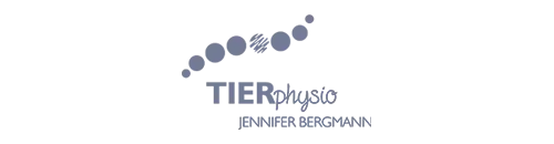 Graues Logo von Tierphysio JB, Partnerreferenz der Erfolgsimpulse GmbH.