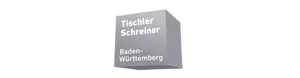 Graues Logo von Tischler Schreiner Baden-Württemberg, Partnerreferenz der Erfolgsimpulse GmbH.