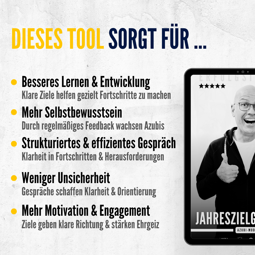 Jahresziel-Gespräch für Azubis