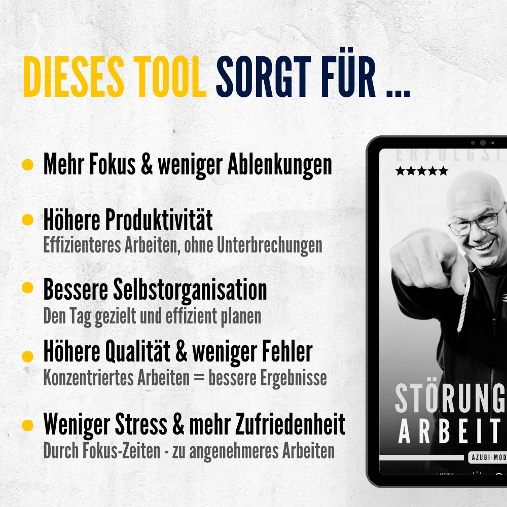 Störungsfreie Arbeitszeit