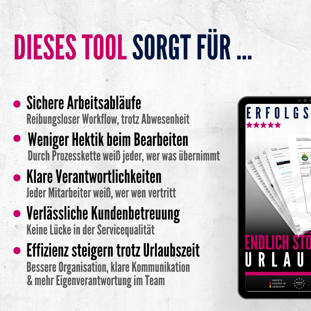 Endlich störungsfreie Urlaubszeit