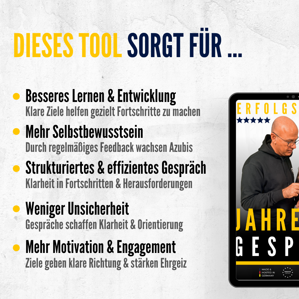Jahresziel-Gespräch für Azubis