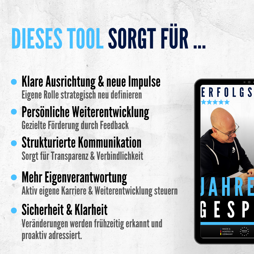 Jahresziel-Gespräch für erfahrene Mitarbeiter