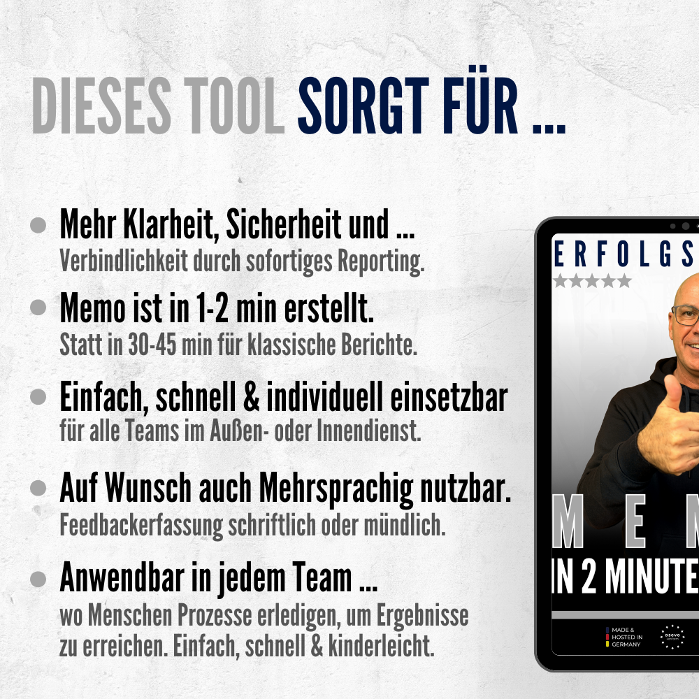 Memos in 2 min erfassen