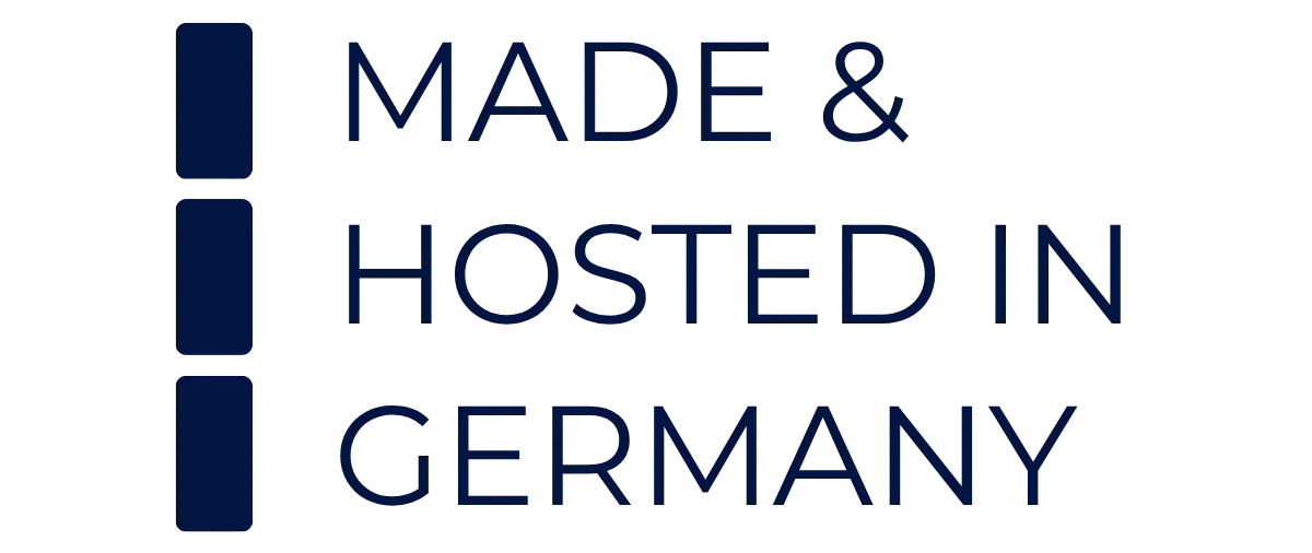 Made & Hosted in Germany