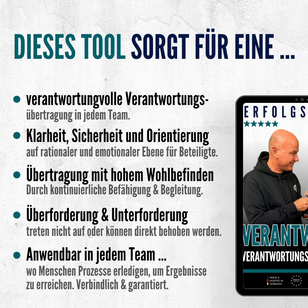 Verantwortung verantwortungsvoll übertragen