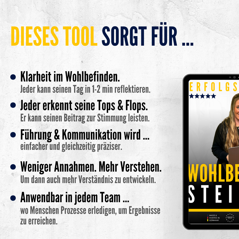 Wohlbefinden steigern