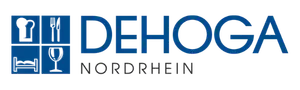 Logo des DEHOGA Nordrhein in Blau, als Kooperationspartner der Erfolgsimpulse® GmbH im Rahmen der Initiative Machen-statt-Meckern®.