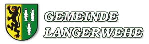 Logo der Gemeinde Langerwehe mit Wappen und Schriftzug, als Kooperationspartner der Erfolgsimpulse® GmbH im Rahmen der Initiative Machen-statt-Meckern®.