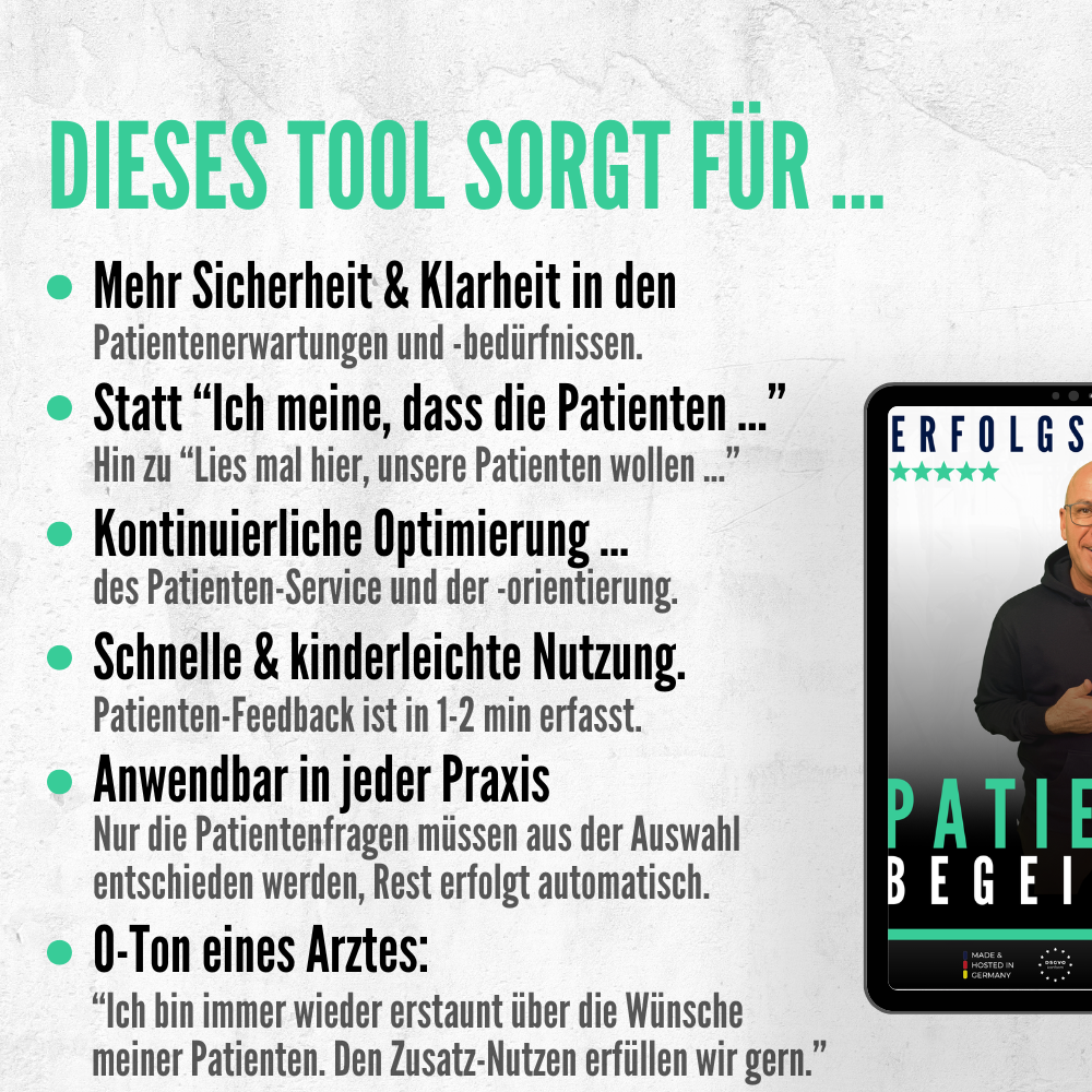 Patienten begeistern
